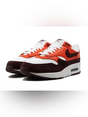 NIKE AIR MAX 1 "BURGUNDY CRUSH / PICANTE RED"-13M